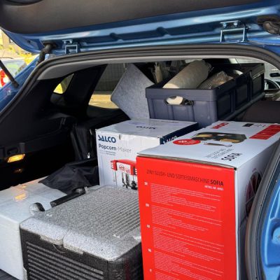 Vollgepackt geht´s los